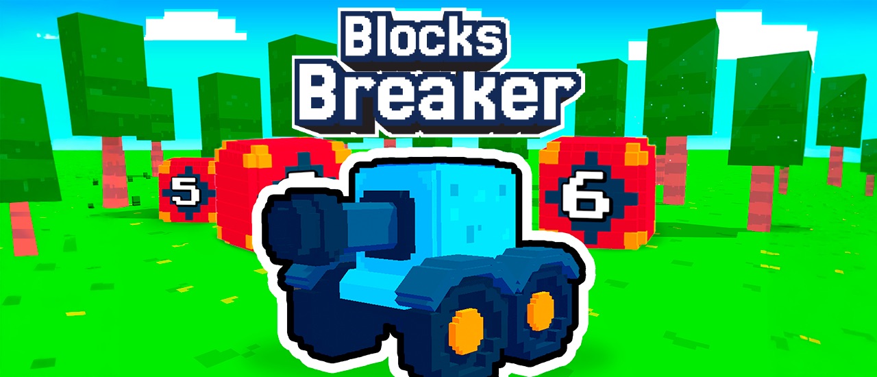 Block Shooter Rush: Car Upgrade Adventure